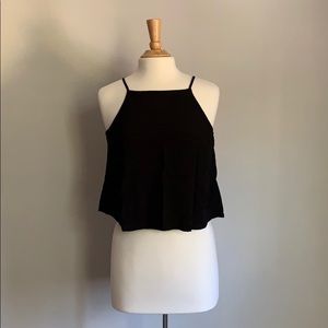 Draped Black Top 🐆